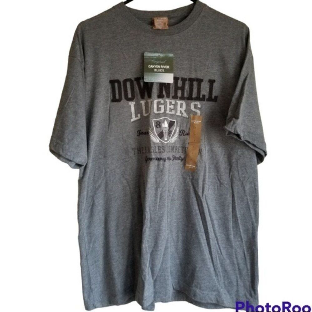 Canyon River Blues Gray T-Shirt Size Large
